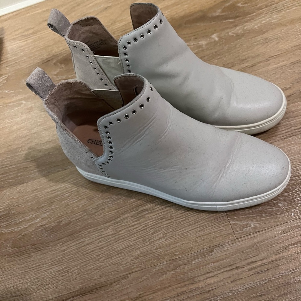 Wedged sneakers (has a small heel) // good condition